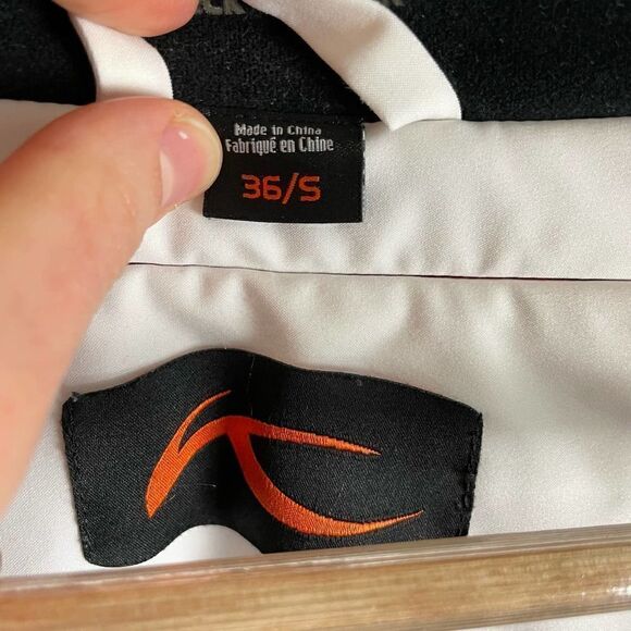 KJUS Women’s Small White Red Top Performance Ski Snowboard Zip Jacket Dermizax - Picture 10 of 10